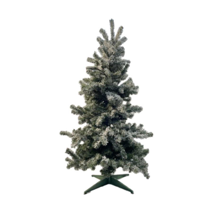 Tannenbaum mit Schnee künstlich klein